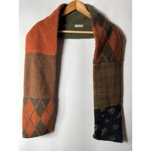 T.P. Saddleblanket x Tasha Polizzi Multicolor Orange Acrylic Blend Scarf